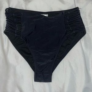Black bathing suit bottoms